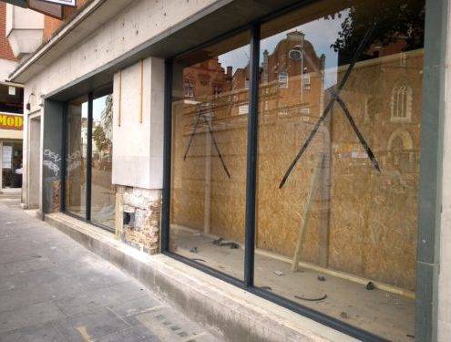 Aluminium Shop Doors