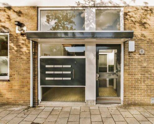 aluminium front door