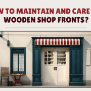 How to Maintain and Care for Wooden Shop Fronts?