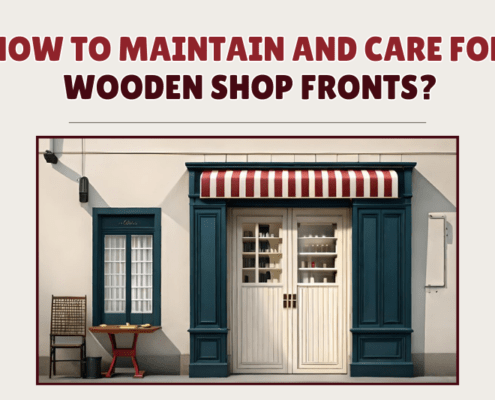 How to Maintain and Care for Wooden Shop Fronts?